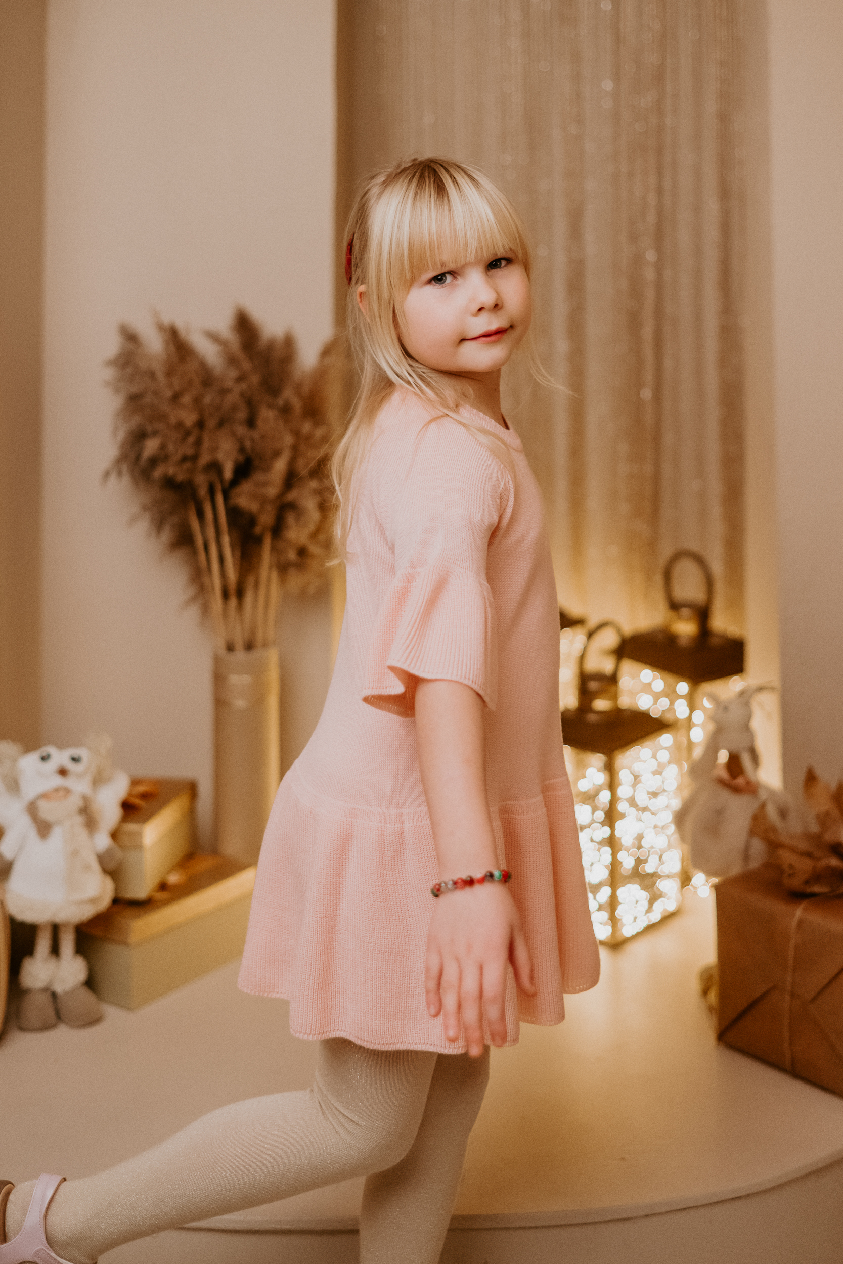 Meriinovillane kleit tüdrukutele